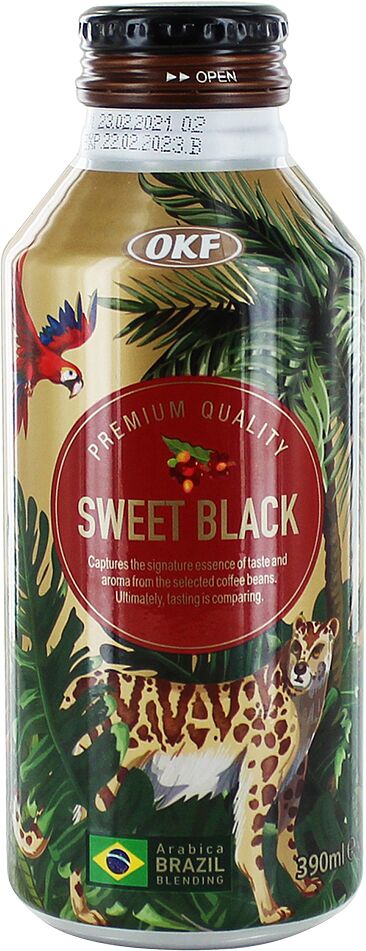 Սուրճ սառը «OKF Sweet Black» 390մլ