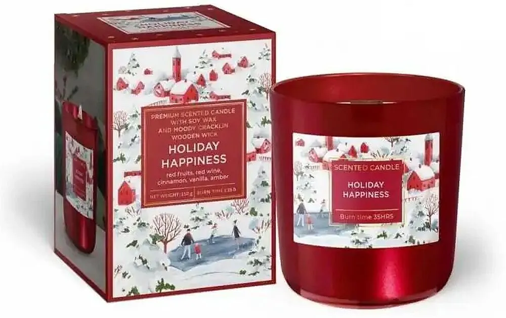 Aromatic candle "Aura Holiday Happiness" 150g
