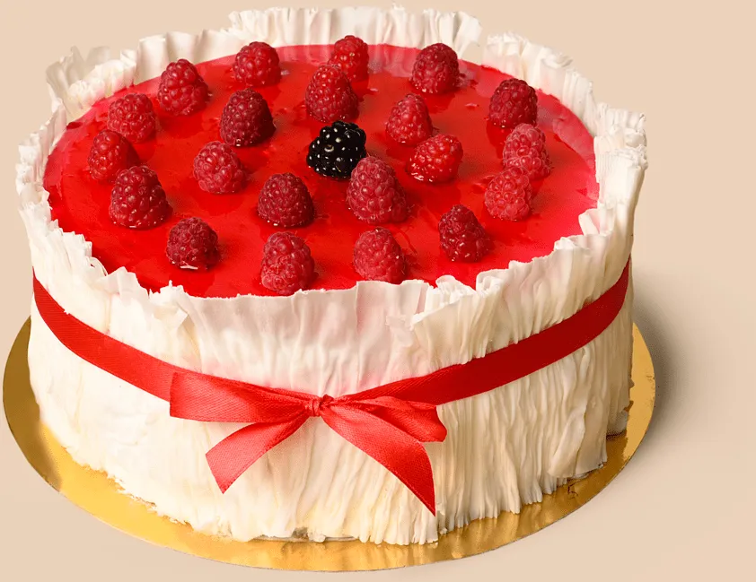 Cake “SAS Sweet Pineapple and Raspberry”