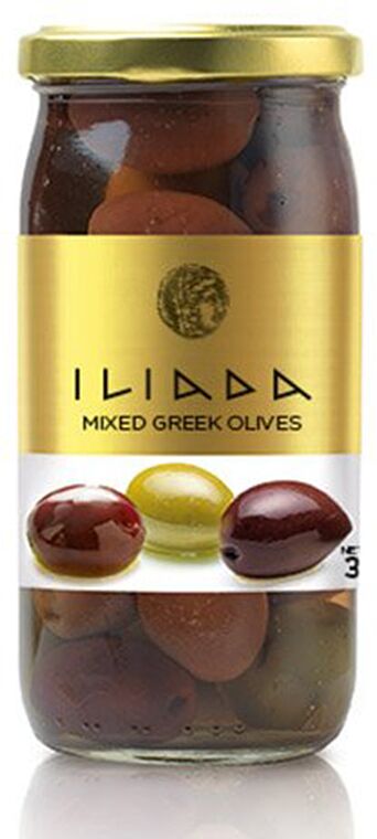 Mixed olives with stone "Iliada" 370g