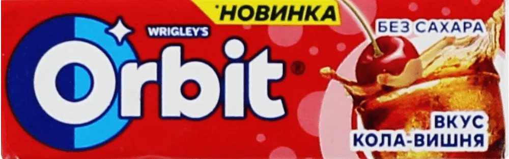 Chewing gum cola and cherry "Orbit" 13.6g