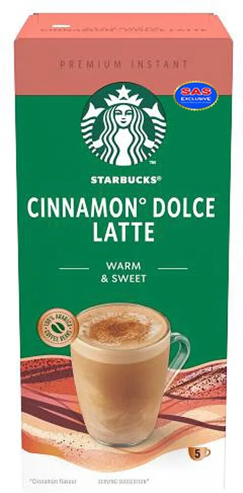 Instant coffee "Starbucks Dolce Latte" 5x23,5g
