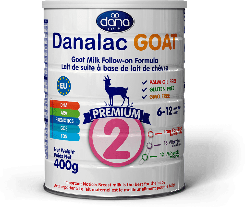 Կաթնային խառնուրդ «Danalac Goat № 2 premium» 400գ 	