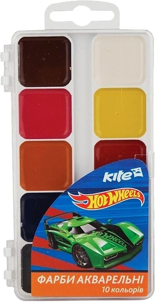Ջրաներկ «Kite Hot WheelsKite» 10 գույն
