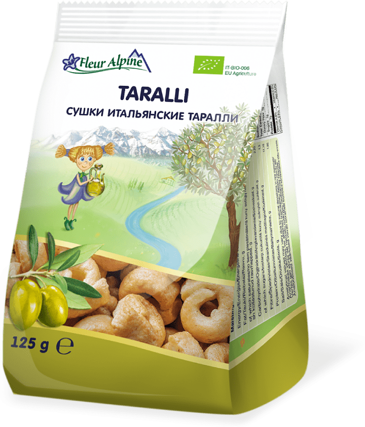 Չորահաց իտալական «Flour Alpine Taralli» 125գ