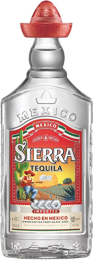 Tequila "Sierra Silver" 0.5l
