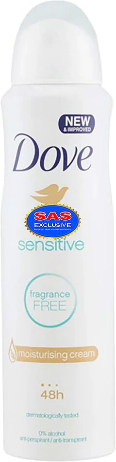 Antiperspirant - deodorant "Dove Sensitive" 150ml
