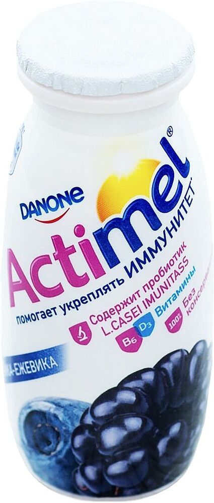 Կաթնաթթվային արտադրանք մոշի և հապալասի համով  «Danone Actimel» 100գ, յուղայնությունը` 2.5%