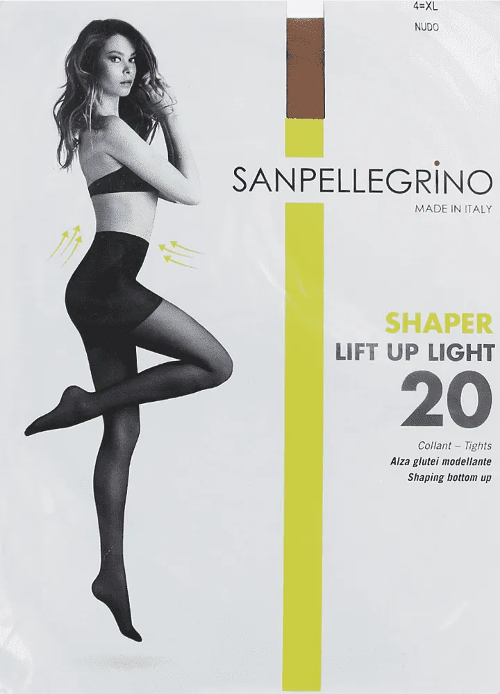 Beige tights "Sanpellegrino Shaper Lift Up Light Nude 20 Den N4"
