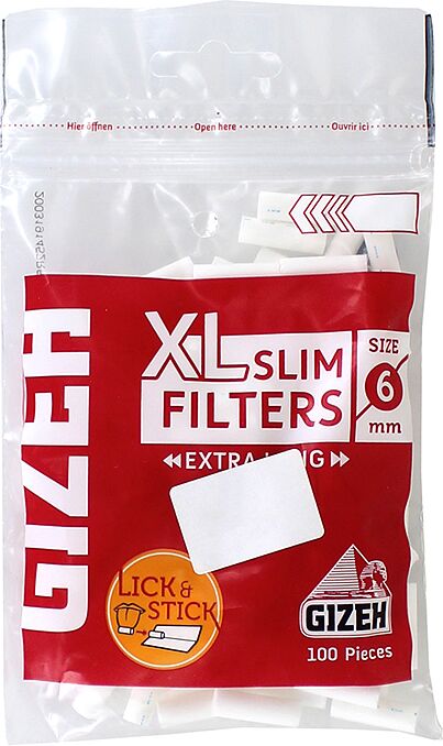 Фильтры для сигарет "Gizeh XL" 
