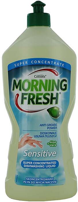 Средство для мытья посуды "Cussons Morning Fresh Sensitive" 900мл