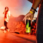 Energy carbonated drink "Burn" 250ml Apple & Kiwi