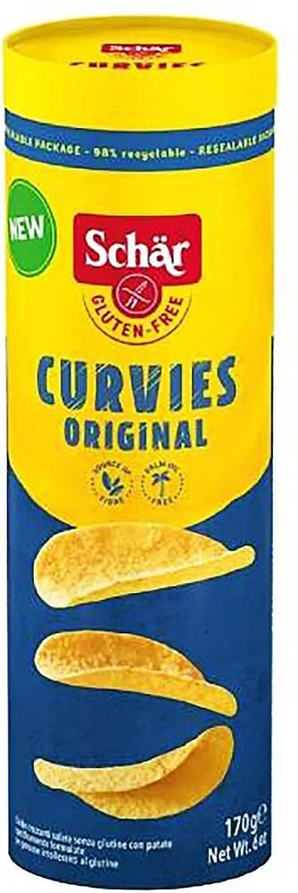 Chips "Schar Curvies" 170g Original 