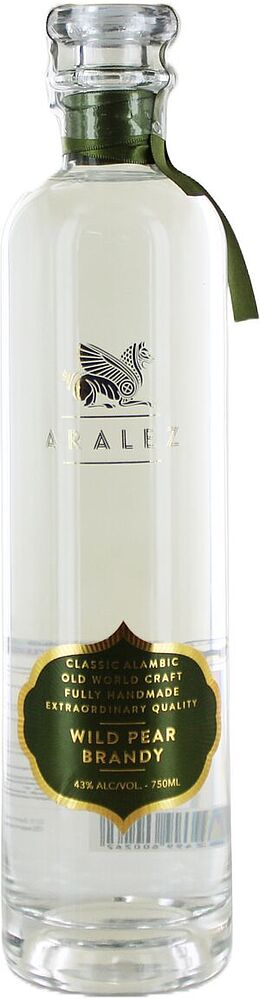 Strong alcoholic wild pear drink "Aralez" 0.75l
