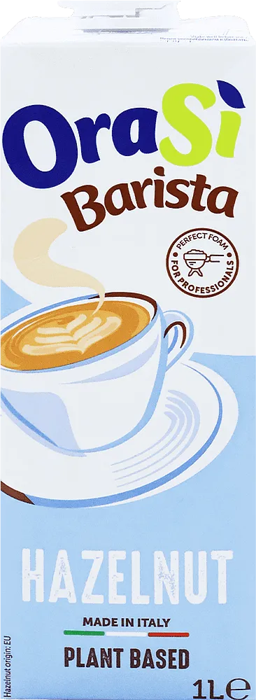 Hazelnut drink "OraSi Barista Hazelnut" 1l