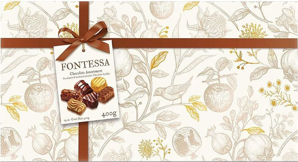 Chocolate candies collection "Fontessa" 400g
