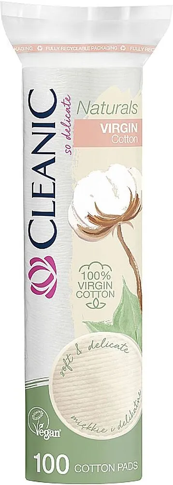 Cotton pads "Cleanic Naturals" 100pcs
