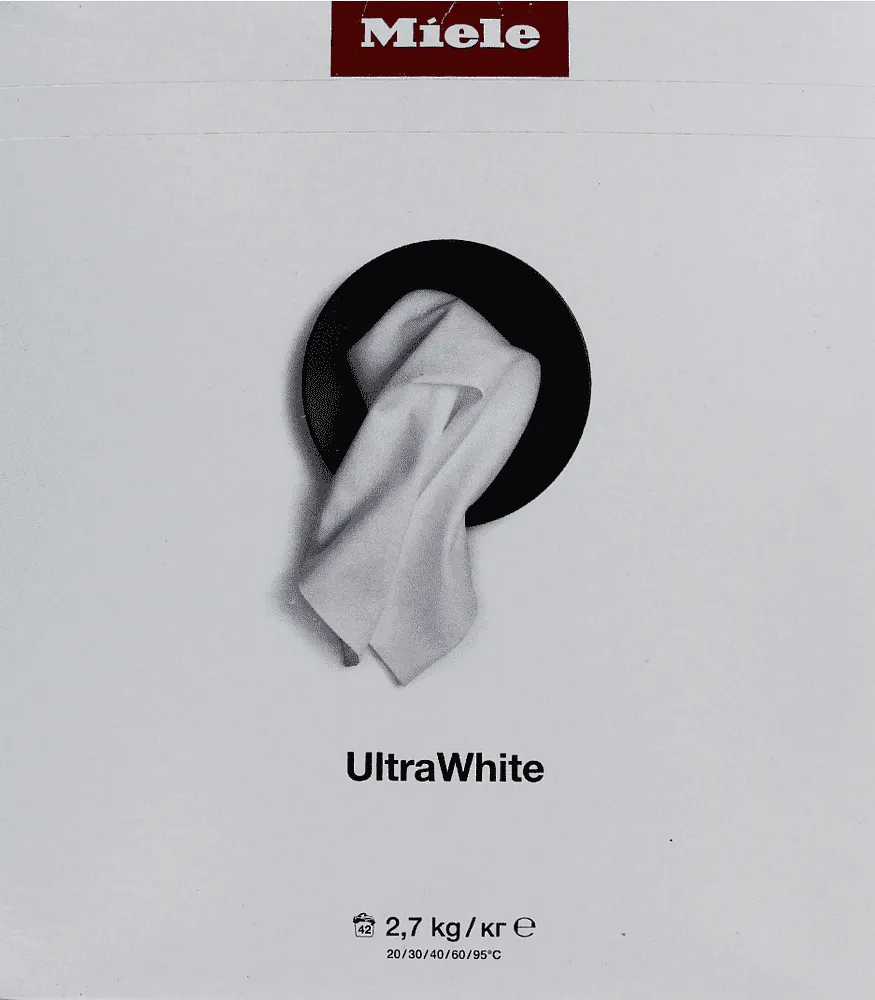 White washing powder "Miele Ultra White" 2.7kg

