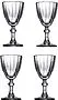 Glass "Pasabahce Diamond" 4 pcs

