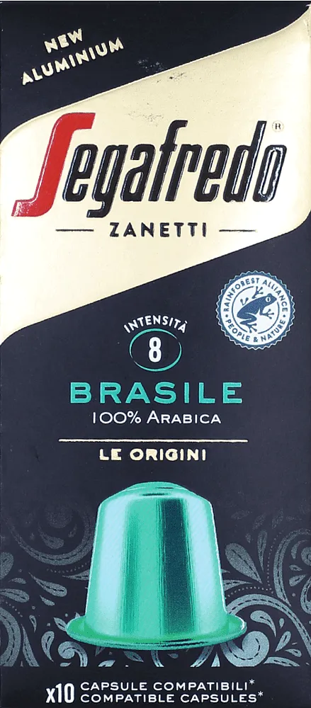 Coffee capsules "Segafredo Zanetti Brasile" 10pcs, 51g	