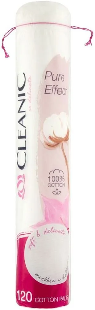 Cotton pads "Cleanic" 120pcs
