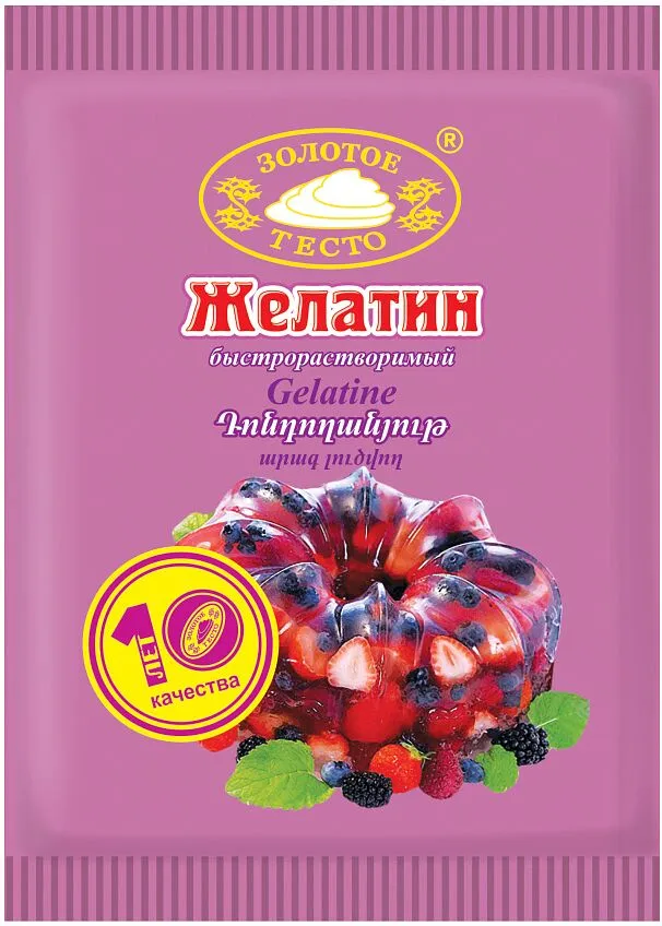 Gelatin "Zolotoe Testo" 20g