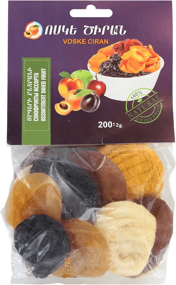 Dried fruits assortment "Voske Ciran" 200g 
