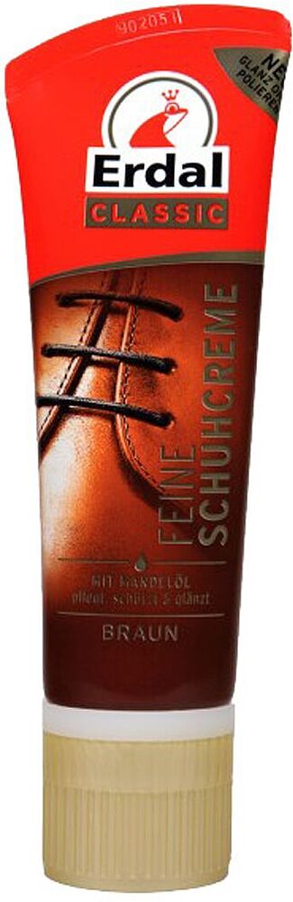 Shoe polish "Erdal Classic" 75ml Brown
