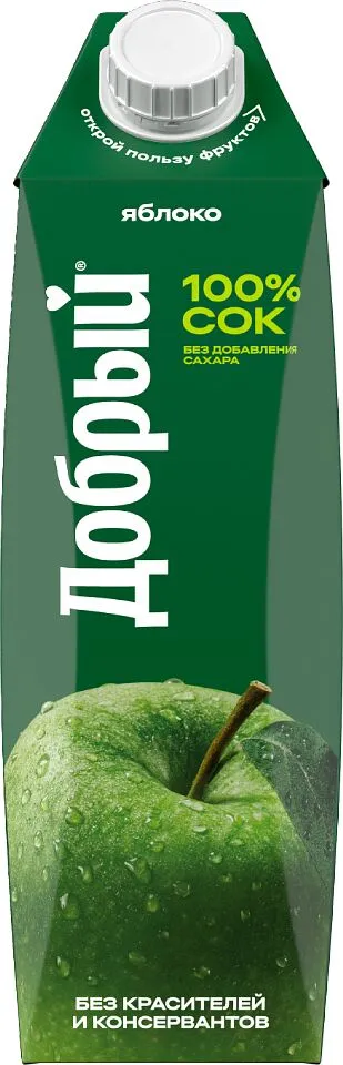Apple juice "Dobriy" 1l 