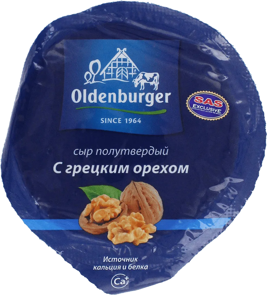 Сыр с грецким орехом "Oldenburger" 350г
