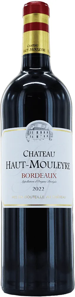 Red wine "Chateau Haut Mouleyre Bordeaux" 0.75l
