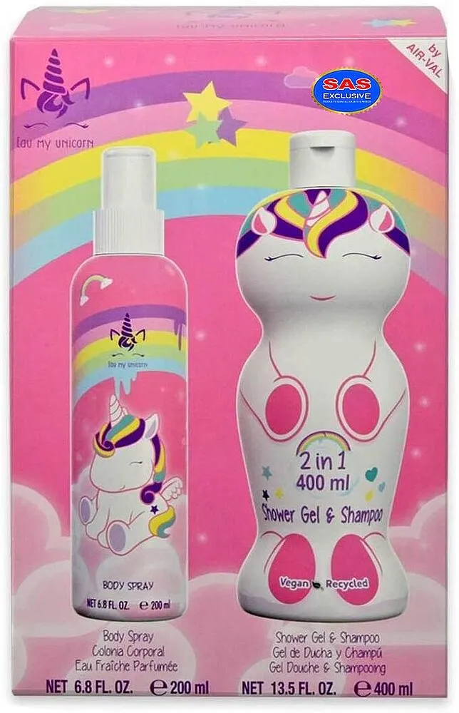Kids body care set "Unicorn" 2 pcs 	