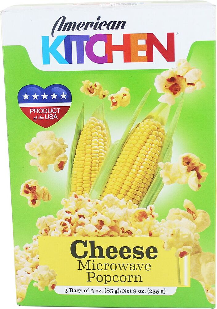 Popcorn "American Kitchen" 3*85g Cheese 