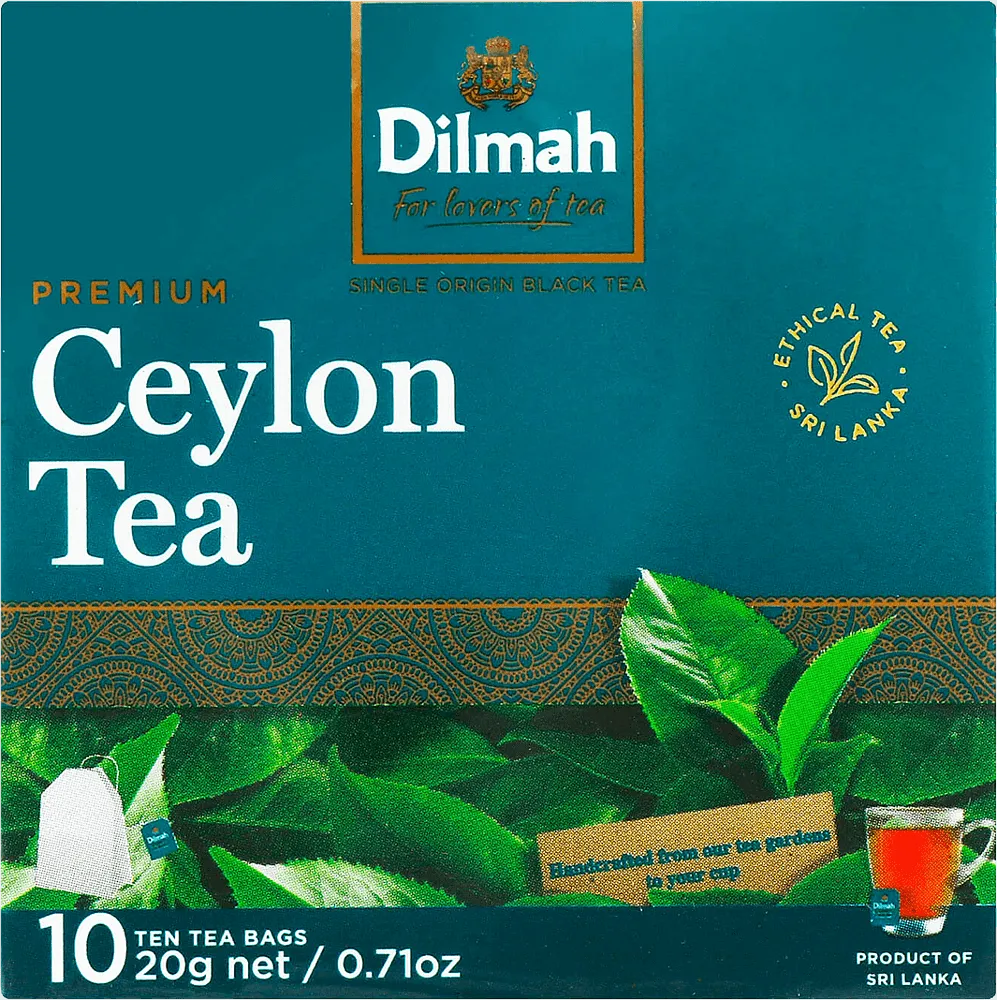 Black tea "Dilmah" 10*2g