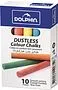 Colored chalks "Dolphin" 10 pcs