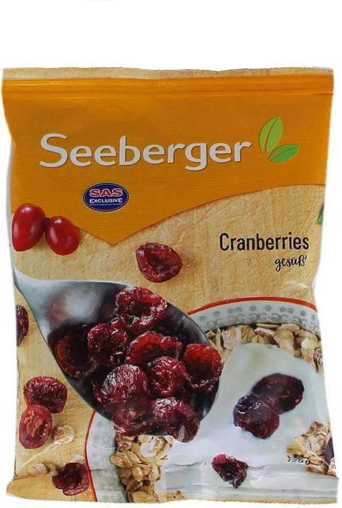 Dried cranberry "Seeberger Cranberries" 125g 