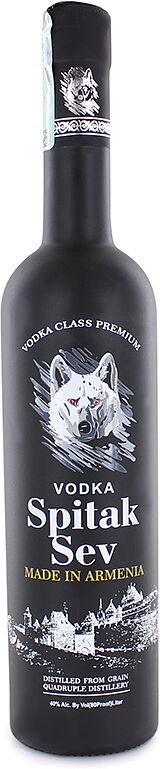 Vodka "Spitak Sev" 0.5l