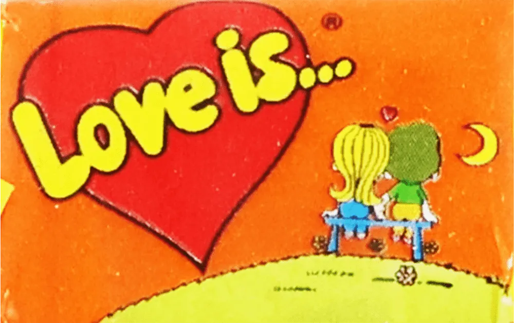 Fruit flavored chewing gum "Love is" 4.2g