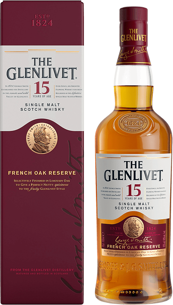 Վիսկի «The Glenlivet 15» 0.7լ  