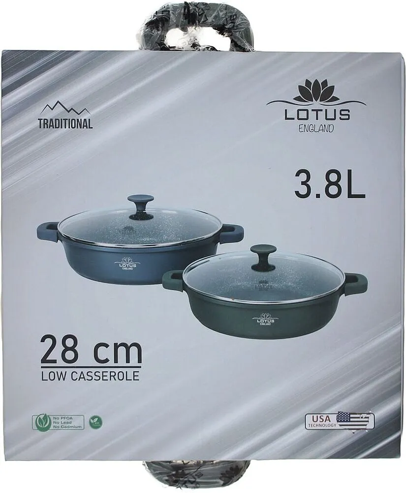 Casserole with lid "Lotus"
