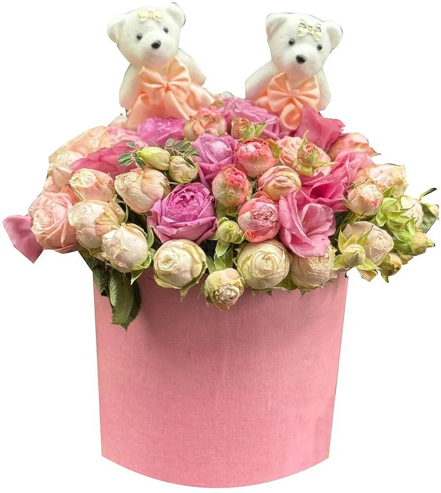 Floral composition "My Rose" 