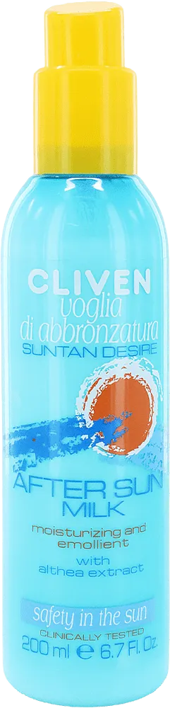 Արևայրուքից հետո գործածվող լոսյոն «Cliven» 200մլ
