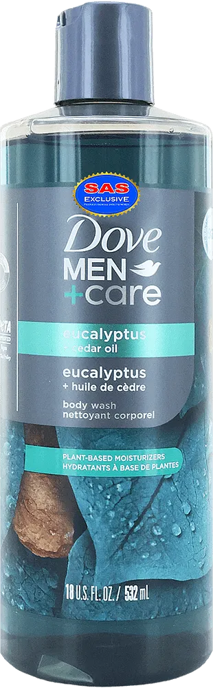 Լոգանքի գել «Dove Men+Care Eucalyptus+ Cedar Oil» 532մլ
