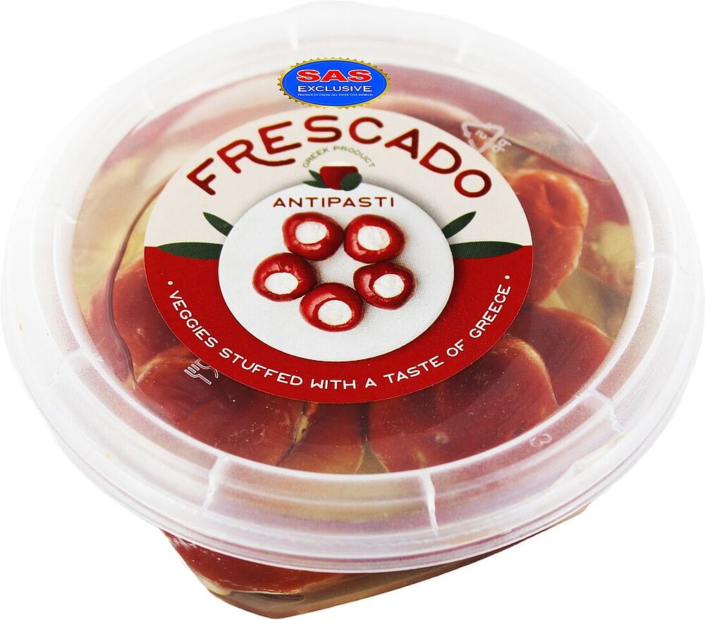 Перец красный сладкий с сыром "Frescado" 250г