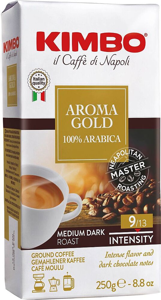 Кофе эспрессо "Kimbo Aroma Gold" 250г