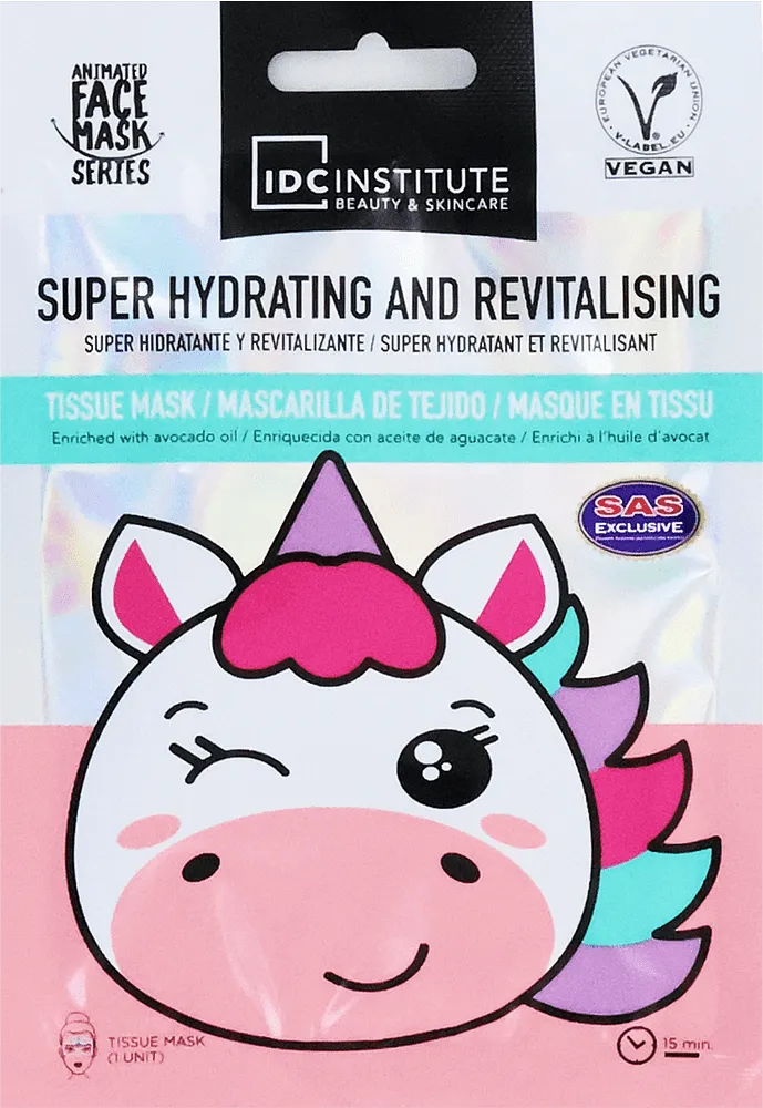 Kids face mask "IDC INSTITUTE SUPER HYDRATING & REVITALISING"
