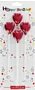 Birthday candle "Happy Birthday" 4 pcs