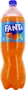 Refreshing carbonated exotic tangerine flavored drink "Fanta" 1.5l