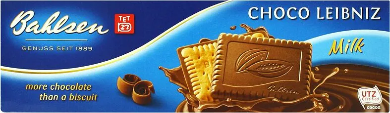 Cookies with chocolate "Bahlsen Choco Leibniz" 125g 