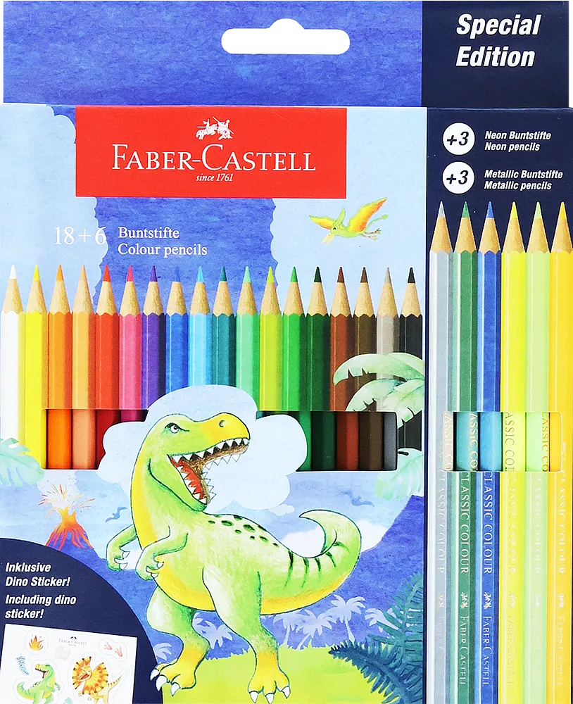 Մատիտներ գունավոր «Faber-Castell» 24 հատ
